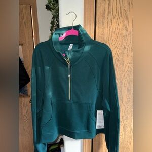 lululemon athletica Teal Half-Zip Sweatshirt